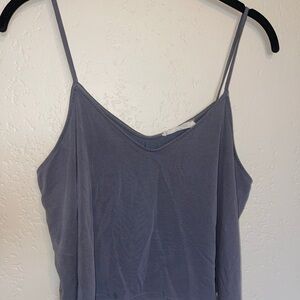Lush Women's Charcoal Camisole Top